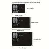 Special-shaped bathroom diatom mud absorbent floor mat toilet non-slip foot mat door mat entrance mat Aimak Store