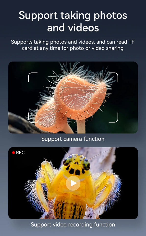 1000X 4.3" LCD Digital Microscope 1080P Coin Microscopio 8 LED Lights USB Magnifier Soldering Repair Video Microscope for Coin Aimak Store