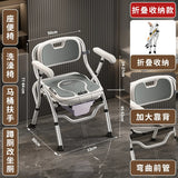 Bathroom Chair for Elderly with Backres Folding Shower Seat for Safety Non-Slip Locking Ideal for Senior Citizen Pregnant Women Aimak Store