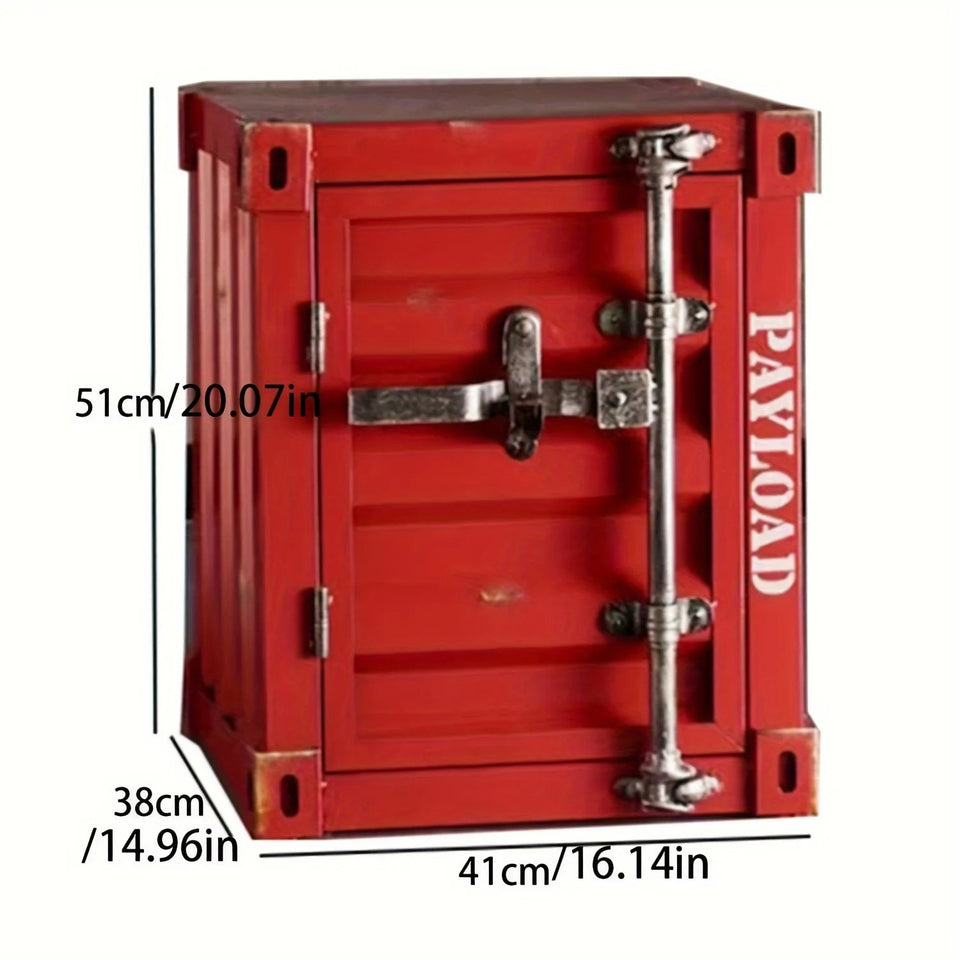 Coffee table, side table, industrial style cabinet, iron bedside table, creative bedside cabinet, small storage cabinet Aimak Store