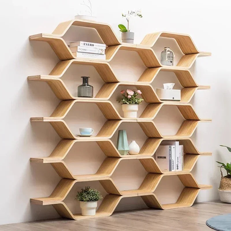 Bookcase Desk Shelf Display Storage Bedroom Furniture Multipurpose Organizer Cabinet Librero Wooden Room Bookshelf Home Living Aimak Store