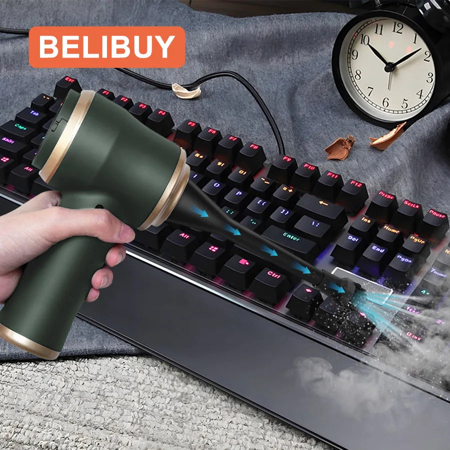 BELIBUY Wireless Car Vacuum Cleaner for Cleaning Bedroom Carpets Portable High Power Function Home Appliance Cleaning Machine Aimak Store