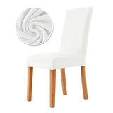 1/2/4/6PCS Velvet Chair Cover Super Soft Elastic Dining Chair Slipcover Seat Cases For Kitchen Dining Room Wedding Banquet Home Aimak Store