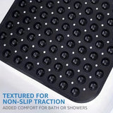 non-slip bathtub mat shower mat  with drain holes and suction cups machine washable household bathroom shower carpet bathroom Aimak Store