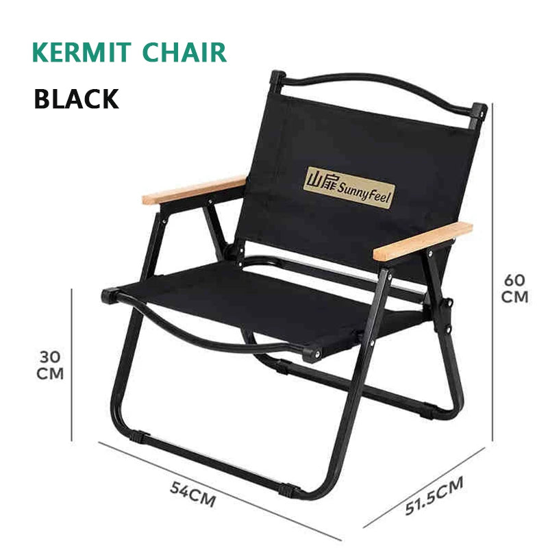 SUNNYFEEL Camping Kermit Chair Durable 200KG Load Bearing Portable Outdoor Folding Chair with 54cm Wide Seat for Hiking Fishing Aimak Store