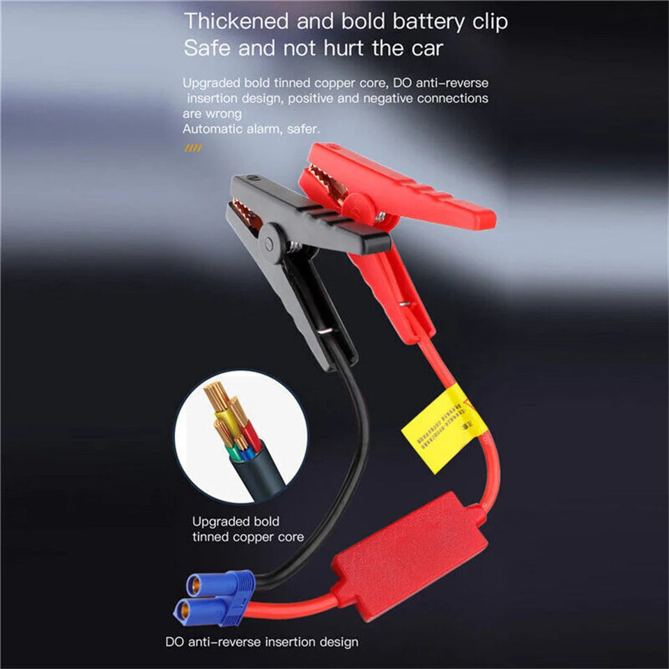 20000mAh High Power Car Battery Jump Starter Portable Car Battery Booster Charger Booster Power Bank Starting Device USB Port Aimak Store