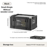 UFORU Outdoor camping storage box Car trunk organizer Car multilayer thickened with cover picnic storage folding box Aimak Store