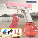 Electric Water Gun Automatic Squirt Toy Powerful Water Blaster Pistols Children Toys LED Light Pistol Summer Swimming Pool Party Aimak Store