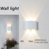 LED Wall Lamp Waterproof IP66 Indoor Outdoor Lamp  Garden Lights for Living Room Hallway Bedroom Decor Aimak Store