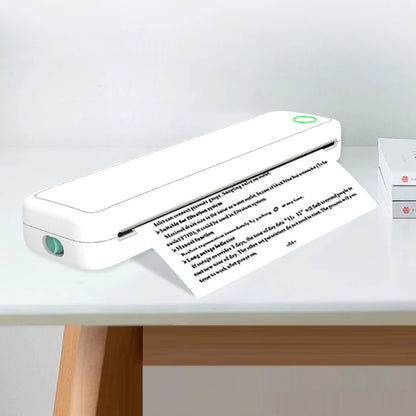 A4 Portable Thermal Printer Inkless Bluetooth-Compatible Min Portable A4 Label Maker with Printing Paper Document Printing Maker