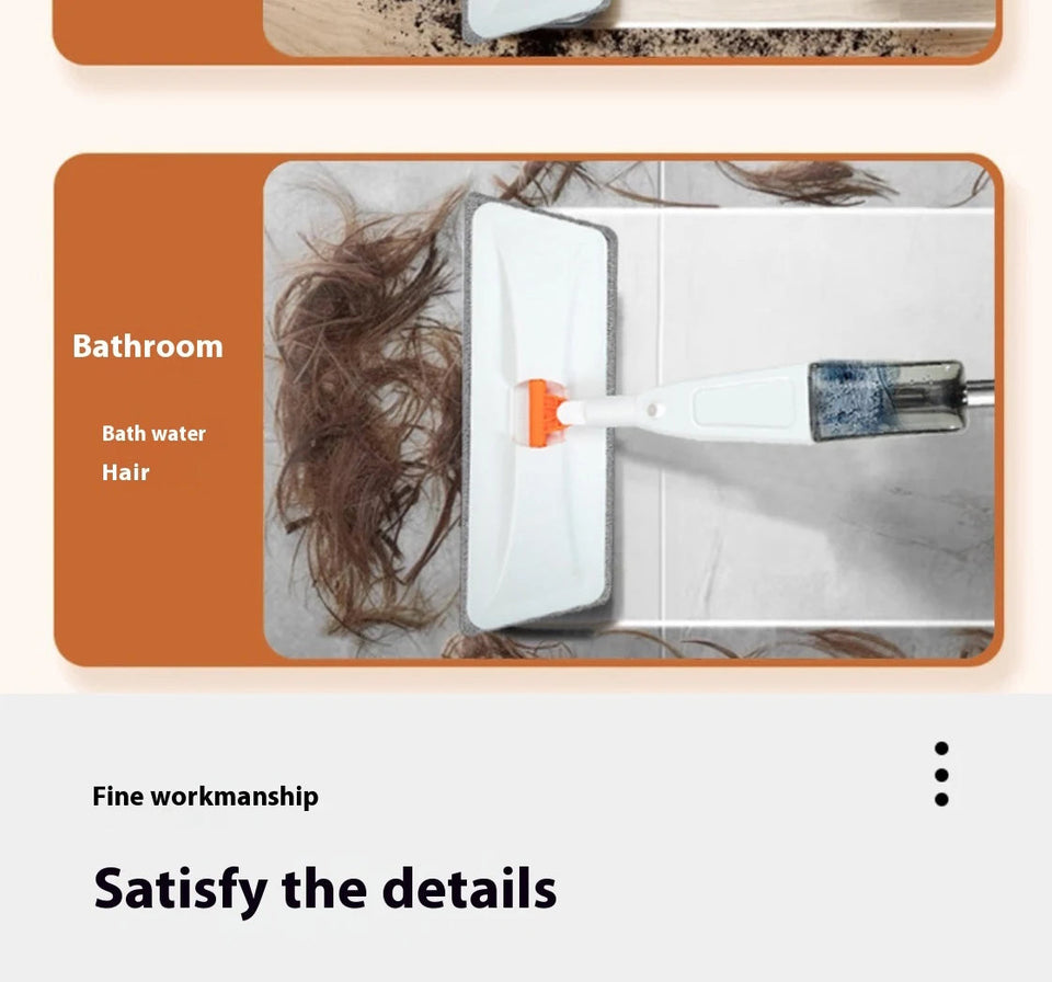 Spray Mop Broom Set Magic Flat Mops For Floor Home Cleaning Tool Brooms Household With Reusable Microfiber Pads Rotating Mop Aimak Store