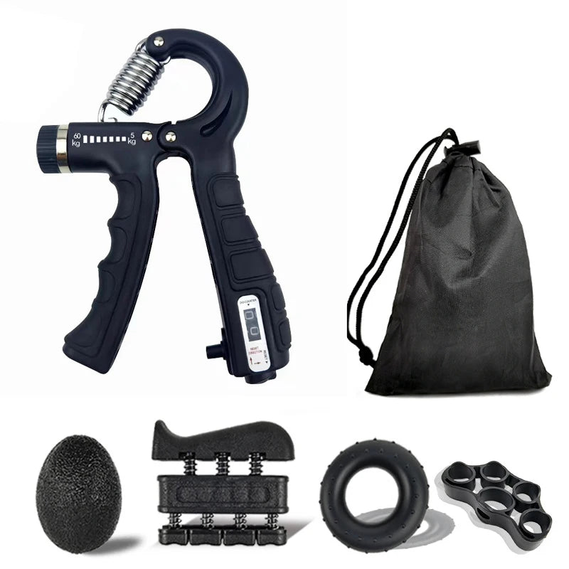 Grip Strength Trainer, Hand Squeezer Adjustable Resistance, Hand Grip Strengthener for Muscle Building and Injury Recovery Aimak Store