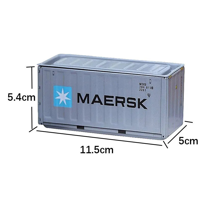 New Container Mini Iron Box Small Container Model Storage Box Creative Desktop Ornament Storage Rack Multi-Functional Metal Box Aimak Store