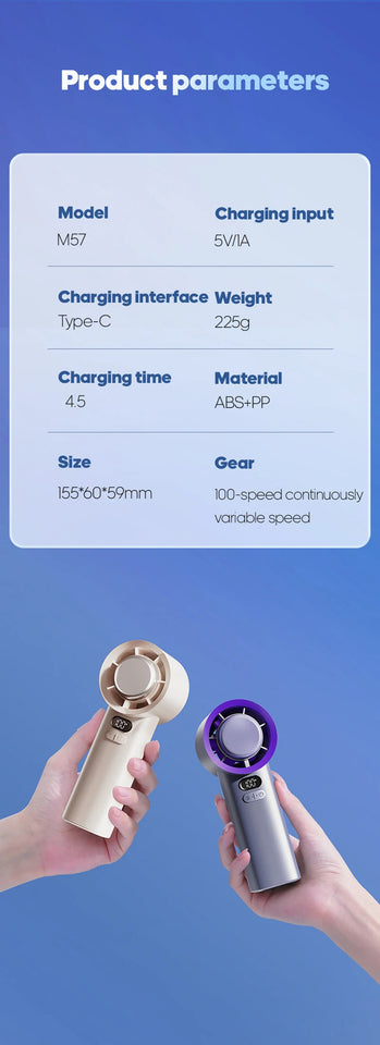 KINSCOTER Portable Handheld Turbo Fan 100 Wind Speeds Adjustable Mini Personal Fan Battery Operated Electric Eyelash Fan Aimak Store