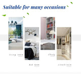 VIKAMA Nordic Patchwork Faux Wool Rug - Non-Slip, Easy Clean Living Room, Bedside, Sofa Mat for Home Decor, 50x80cm Aimak Store