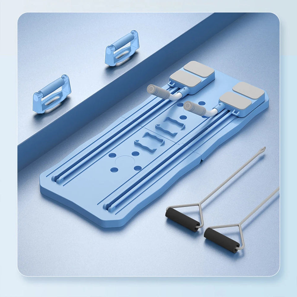 Abdominal Exercise Board Fitness Boards Non Slip Push up Board Automatic Rebound Leg & Arm Toner Pilates Reformer Set Fitness Eq Aimak Store