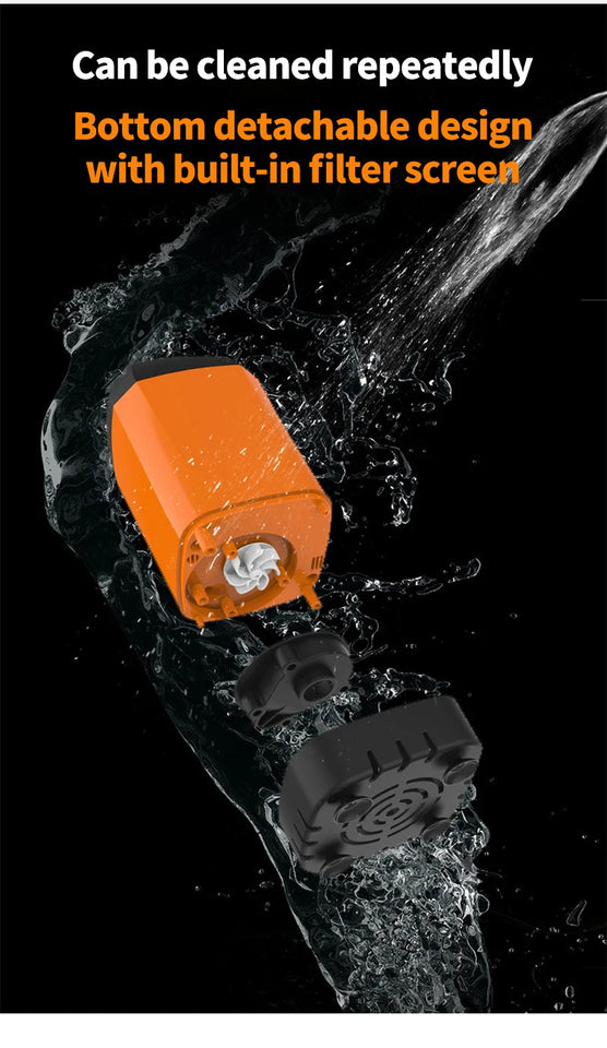 Outdoor Camping Shower IPX7 Waterproof with Digital Display Portable Electric Shower Pump for Hiking Travel Beach Pet Watering Aimak Store