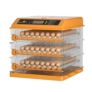 Dual Power Automatic Egg Incubator 200 Eggs 64 128 192  Chicken Quail Duck DC12V Incubators Hatching Eggs Solar Powered Aimak Store