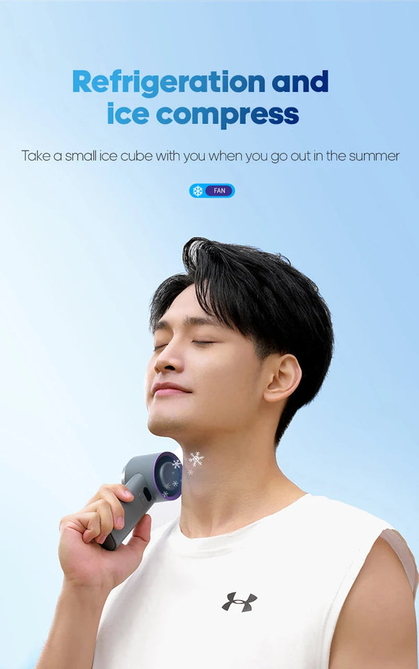 KINSCOTER Portable Handheld Turbo Fan 100 Wind Speeds Adjustable Mini Personal Fan Battery Operated Electric Eyelash Fan Aimak Store