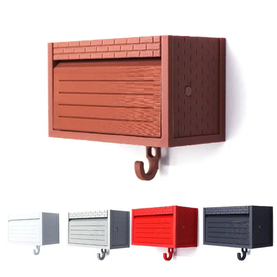 Car Garage Key Holder with Opening Door Wall Mount with Car Garage 3D Printed Key Organizer Easy to Install Versatile Key Hooks Aimak Store