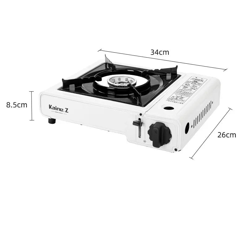 [Without Gas Cylinder]Portable Gas Powered Stove Burner Household Stainless Steel Camping Gas Stove Outdoor Butane Gas Cooktops Aimak Store
