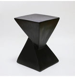 Lightweight Concrete Accent Table,Modern Geometry Side Table for Indoor and Outdoor,Small Bedside End Table Sofa Vanity Coffee Aimak Store