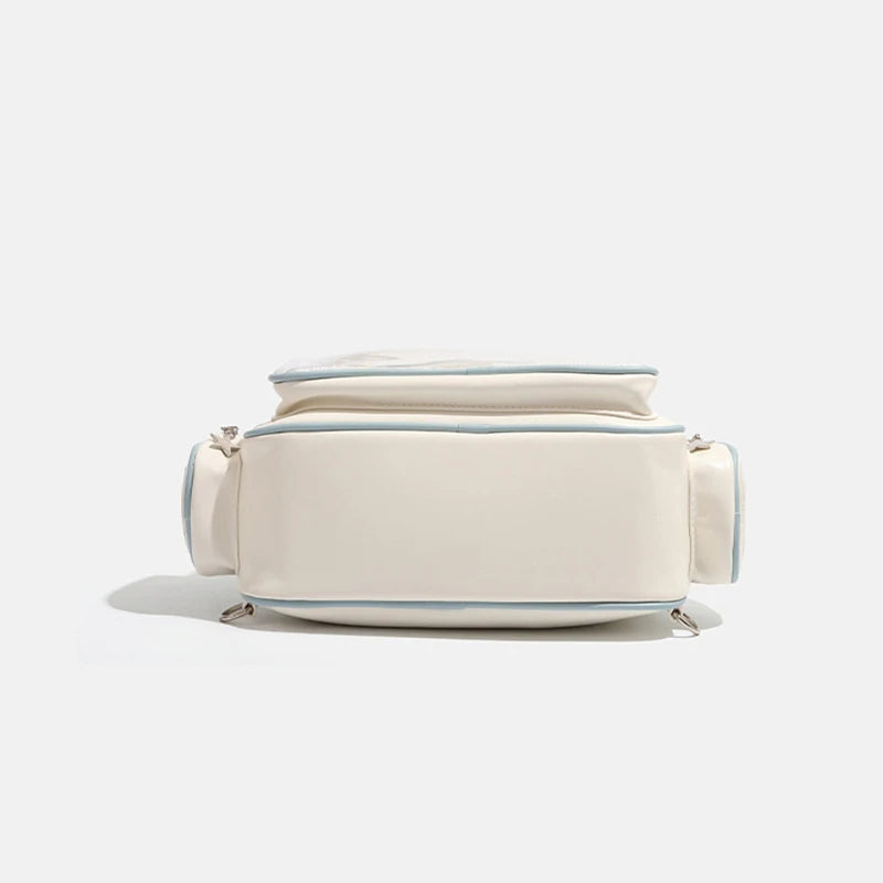 Y2K Ita Bag Cat PU Backpack – Foldable, Adjustable Strap, Secure Zipper, Preppy Style Cute Schoolbag Aimak Store