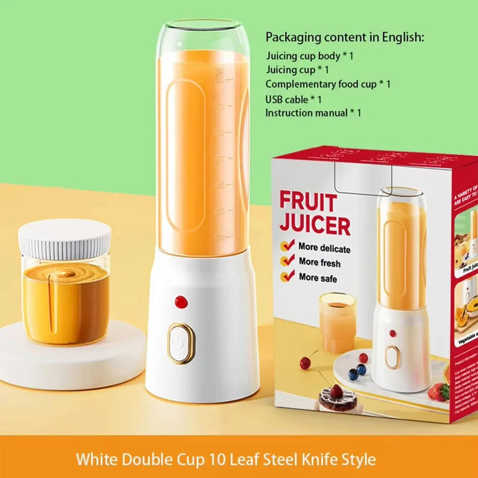New Portable Automatic Juice Press Fruit Juice Blender USB Rechargeable Wireles Mini Juice Press Kitchen Tools Baby Food Blender Aimak Store