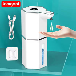 Automatic Soap Dispenser 360Ml 4 Level Liquid Foaming Soap Dispenser Long Battery Charging Automatic Soap Dispenser No Drilling Aimak Store