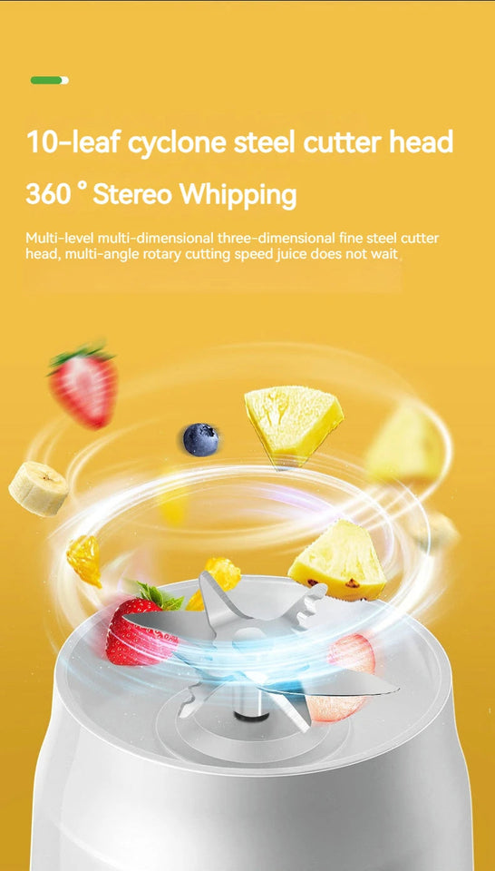 New Portable Automatic Juice Press Fruit Juice Blender USB Rechargeable Wireles Mini Juice Press Kitchen Tools Baby Food Blender Aimak Store