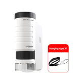 60-200X Children Microscope Pocket Microscope with LED Portable High Definition Science Microscope Outdoor Pocket Kid Microscope Aimak Store