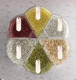 Kitchen Storage Container Large Food Storage Container 360° Rotating Rice Barrels Sealed Cereal Dispenser Rice Tank Grain Box Aimak Store