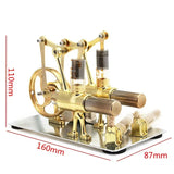 Stirling Engine Miniature Model with Balance, Steam Power Technology, Scientific Power Generation, Experimental Toy Aimak Store