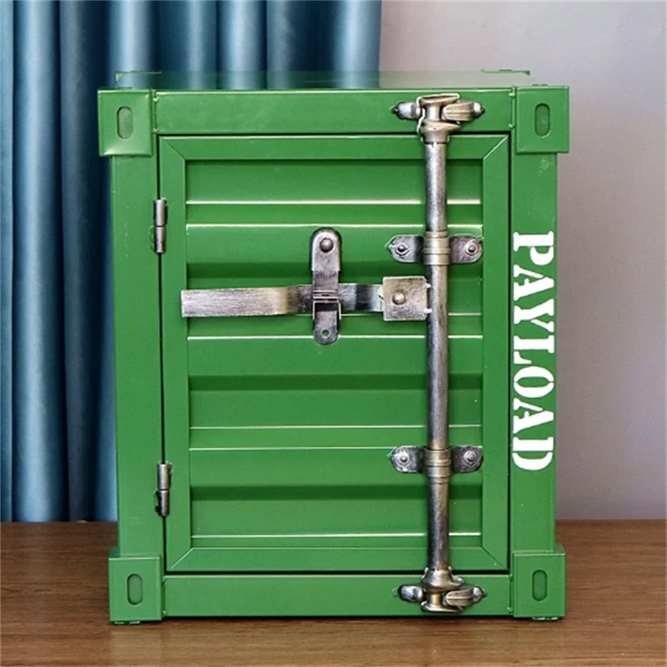 Coffee table, side table, industrial style cabinet, iron bedside table, creative bedside cabinet, small storage cabinet Aimak Store