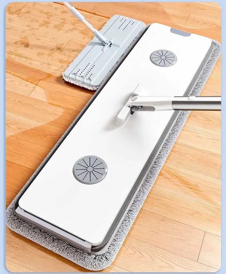 Joybos 40cm Big Mop Washing With Bucket and Squeeze Floor Cleaning Hand Free Flat Floor Mop Microfiber Household Cleaner Tools Aimak Store