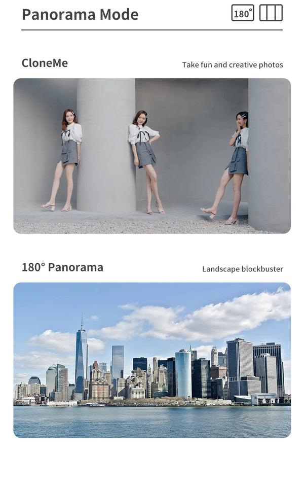 Q18 Desktop Following the shooting Mode Gimbal Stabilizer Selfie Stick Tripod with Fill Light for iPhone Cell Phone Smartphone Aimak Store