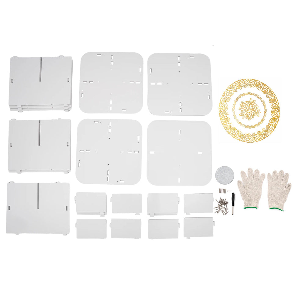 Bymaocar 360° Rotating Bookshelf, 3 Tier Standing Bookcase, Small Corner Bookcase White For Bedrooms/Living Rooms Aimak Store