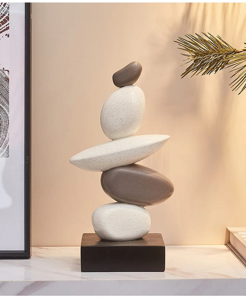 Factory Direct Generation of Light Luxury Art Resin Desktop Ornaments Decorative Living Room Office Wine Cooler TV Cabinet Aimak Store