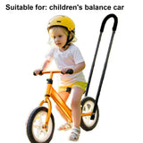 Children Bike Safety Trainer Handle Non-slip Sponge Wrapped Heavy Duty Kids Cycling Learning Bike Balance Push Bar Bike Accessor Aimak Store
