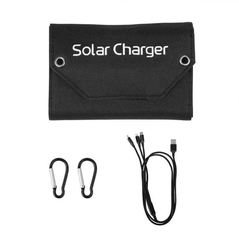 60W 80W 100W Foldable Solar Panel 5V USB Portable Folding Bag Battery Charger for Phone Outdoor Camping Waterproof Power Bank Aimak Store