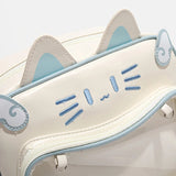 Y2K Ita Bag Cat PU Backpack – Foldable, Adjustable Strap, Secure Zipper, Preppy Style Cute Schoolbag Aimak Store