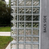 Pack 6 Square Hollow Bricks for Home Decoration, Glass Brick, Screen Room Divider, Office and Hotel Partition Wall, 7.5in(19cm), Aimak Store