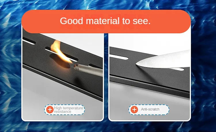 Stainless Steel Frame Wall Mounted Knife Holder Kitchen Nail Free Storage Rack Knife With Hook Kitchen Cabinet Storage Rack Aimak Store