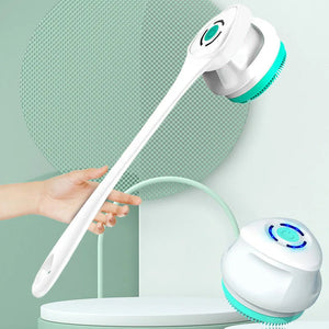 Multifunction Detachable Electric Bath Brush 5in1 Facial Cleansing Skin Grinding Back Rubbing Long Handle Massage Shower Brush Aimak Store