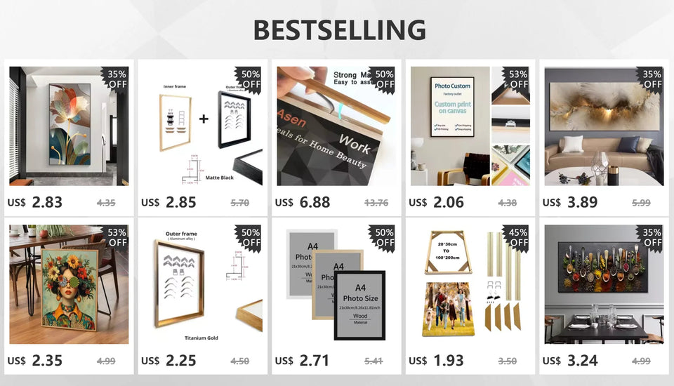 Frameless Golden Horse Canvas Wall Art Modern Decor with Urban Backdrop,White Golden Abstract Painting for Living Room Bedroom Aimak Store