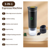 3-in-1 Portable Coffee Maker Espresso Coffee Maker For Car Home Camping Travel Capsule Powder Automatic Coffee Maker Aimak Store