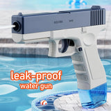 Electric Water Gun Automatic Squirt Toy Powerful Water Blaster Pistols Children Toys LED Light Pistol Summer Swimming Pool Party Aimak Store