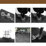Car Inflatable Bed 2‑In‑1 Multifunction Inflatable Travel Mattress PVC Flocking Soft Sleeping Rest Cushion for Car SUV Aimak Store