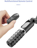 Q18 Desktop Following the shooting Mode Gimbal Stabilizer Selfie Stick Tripod with Fill Light for iPhone Cell Phone Smartphone Aimak Store