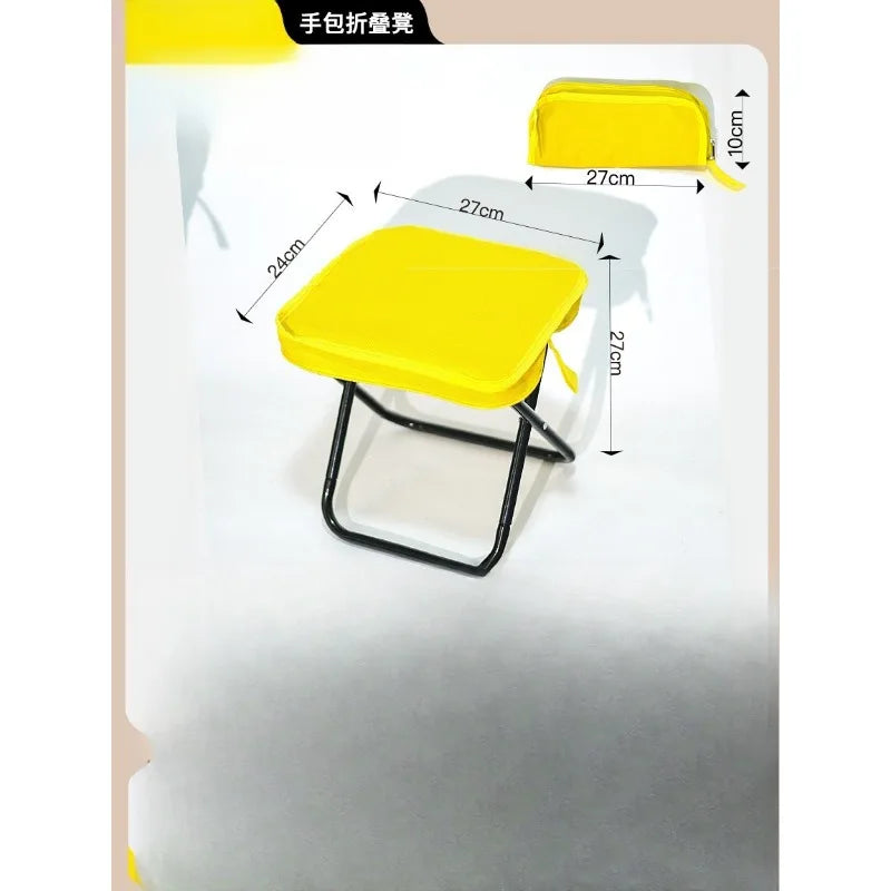 New Mini Pen Bag Foldable Small Magza Pocket Hand Stool Bag for Lazy People to Carry with You When Going Out, Chair Stool Aimak Store
